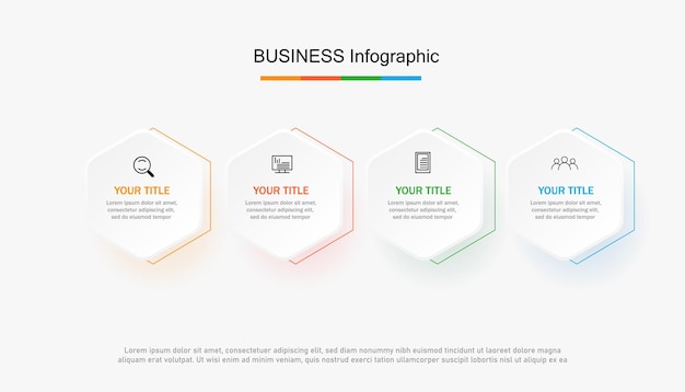 Vector steps business data visualization timeline process infographic template design