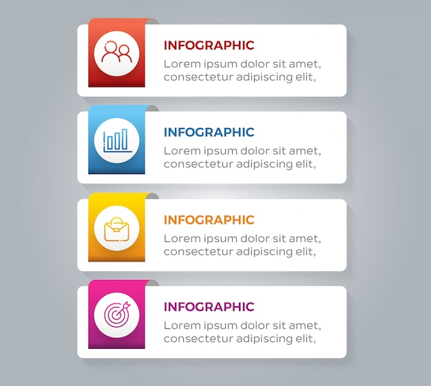 Elementi di infographic di affari di passaggi