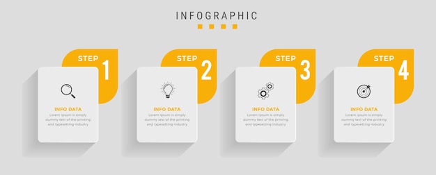 단계 Infographic 디자인