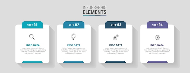 단계 Infographic 디자인