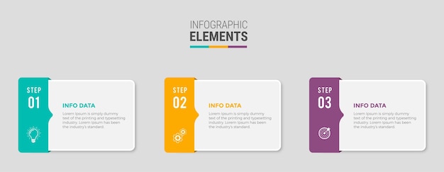 단계 Infographic 디자인