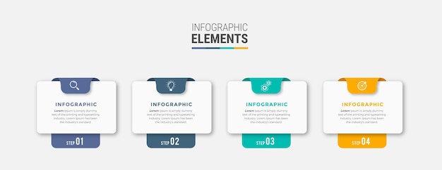 단계 Infographic 디자인