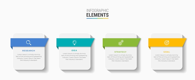 단계 Infographic 디자인