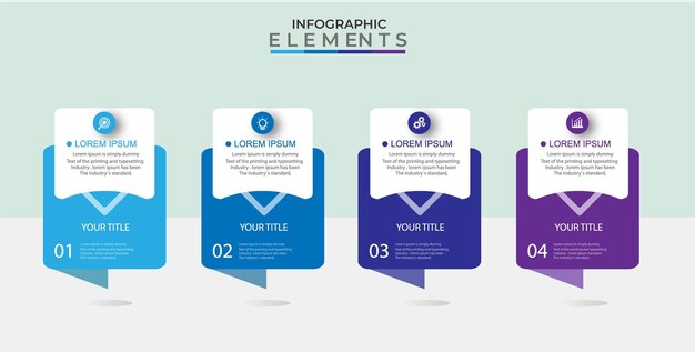 Progettazione infografica di passi