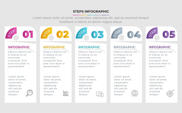 Steps infographic