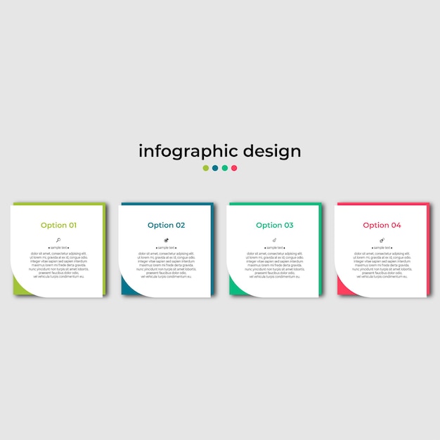 Vettore progettazione del modello di infografica timeline passaggi