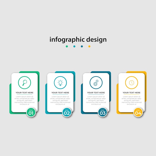 Steps Timeline Infographics Design Template Premium Vector