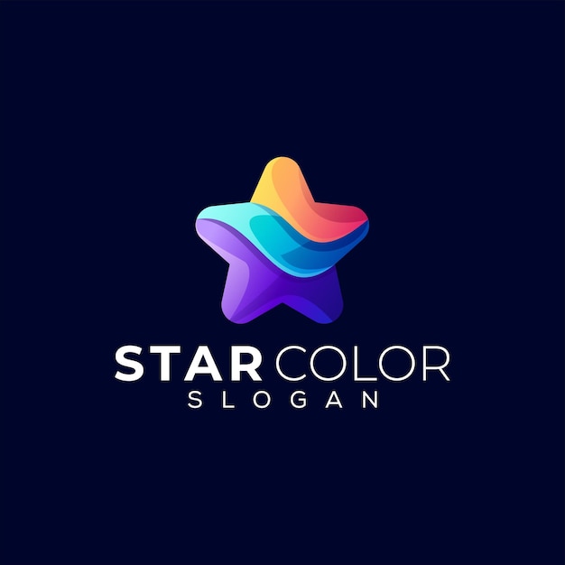 Ster kleurverloop logo