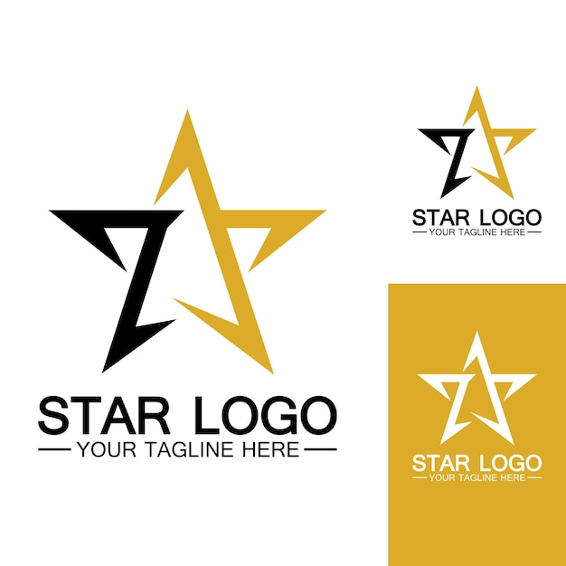 Ster logo sjabloon vector pictogram illustratie designvector