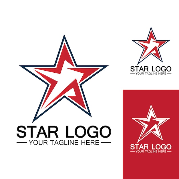 Ster logo sjabloon vector pictogram illustratie designvector