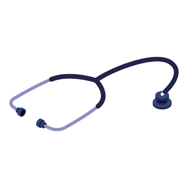 stethoscope icon isometric of stethoscope vector icon for web design isolated on white background