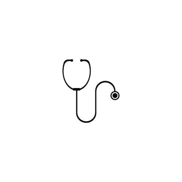 Vector stethoscope icon template vector