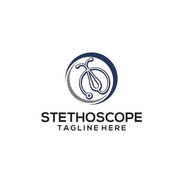 Stethoscope logo concept vector. Stethoscope logo template vector