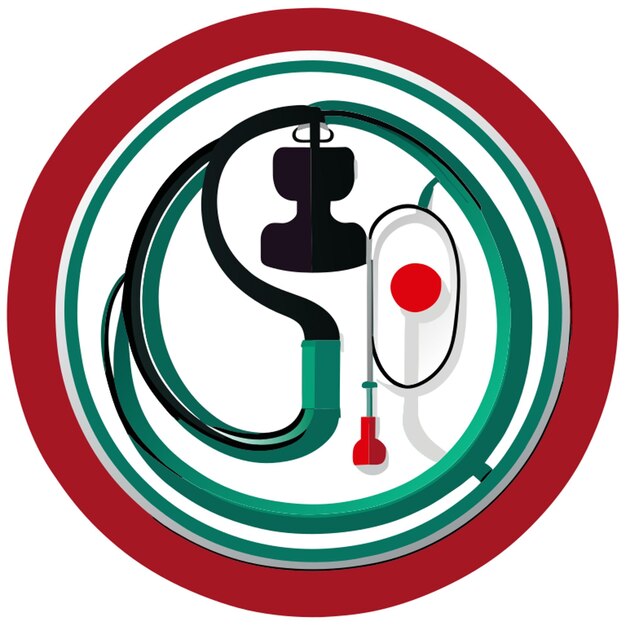 stethoscope vector illustration