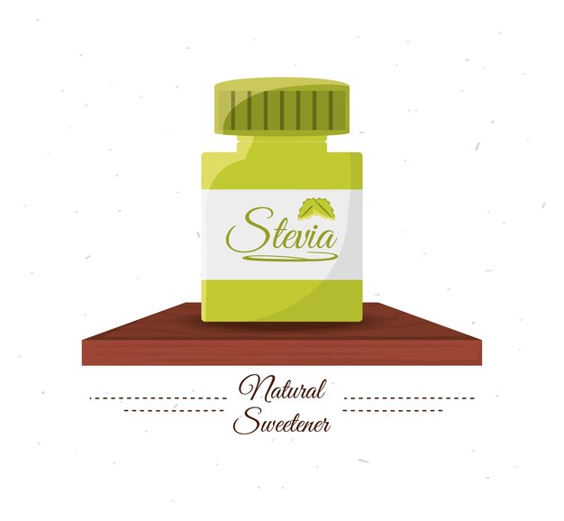 Stevia natural sweetener packet product