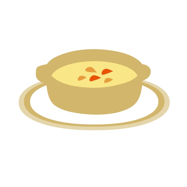 Stew flat illustration design isolated