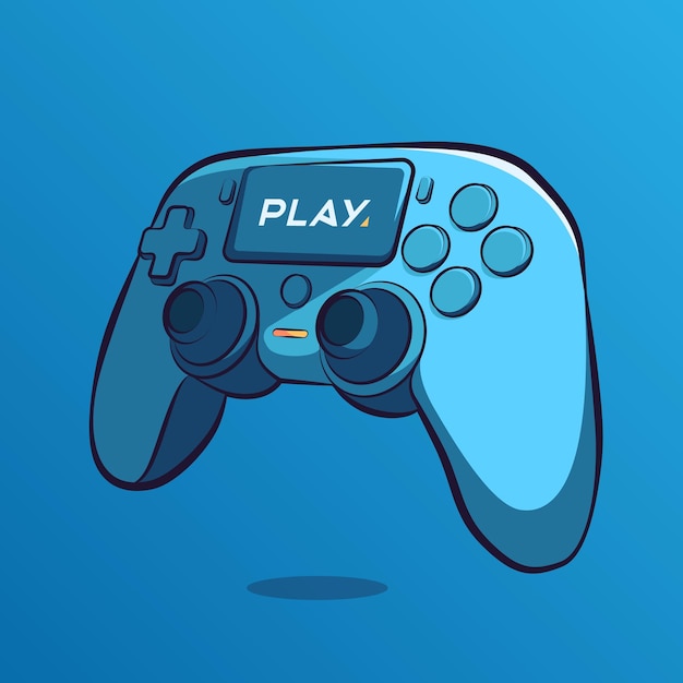 Stick controller art illustration