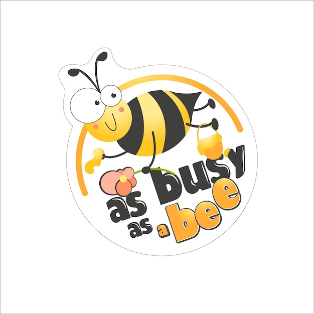 Sticker bee