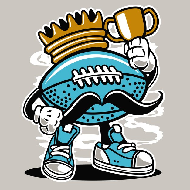 Premium Vector Sticker of cartoon characters