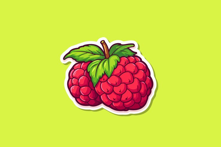 Sticker Of Fresh Fruit
