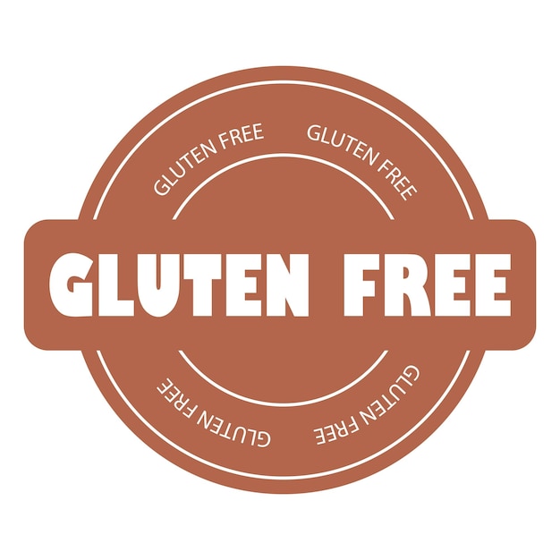 Sticker glutenvrije wenkbrauwen
