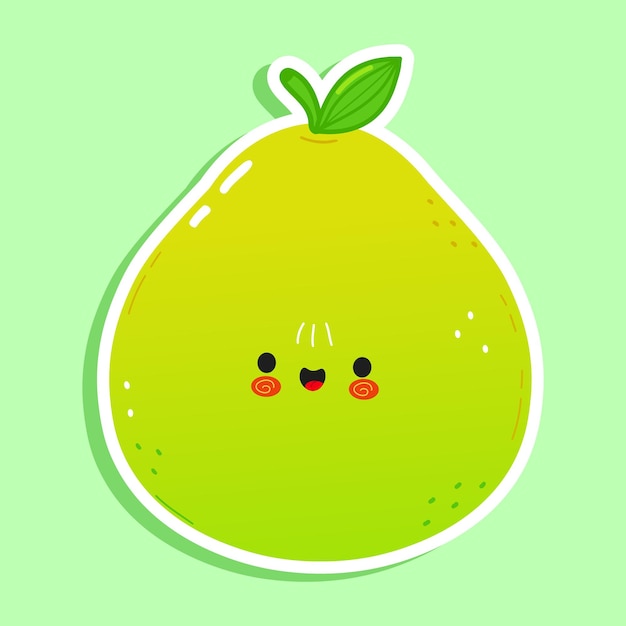 Sticker Pomelo character