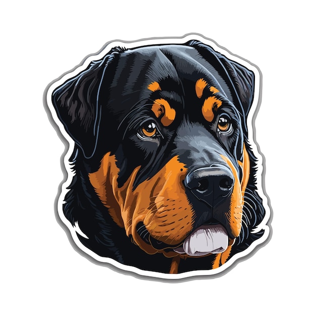 Набор наклеек с изображением собаки, милая футболка в стиле Ротвейлера Вермеера