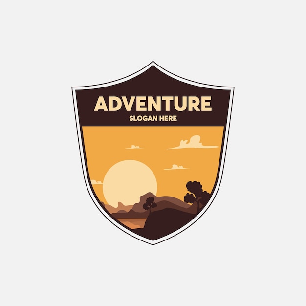 A sticker that says adventure on it