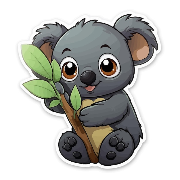 A sticker that says koala on it