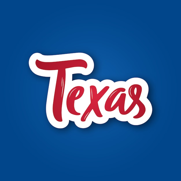 Sticker van texas.