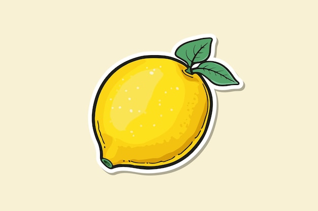 Sticker Van Vers Fruit