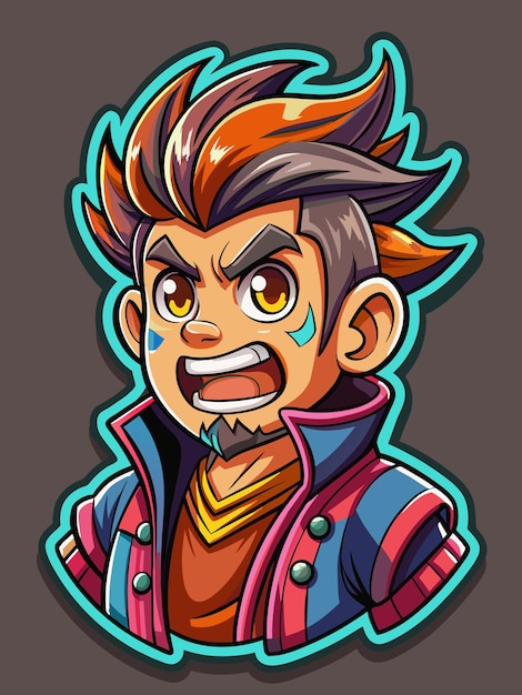sticker vector graphics illustration EPS source file format lossless scaling icon design