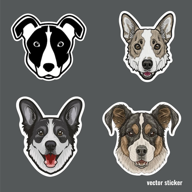 Vector sticker