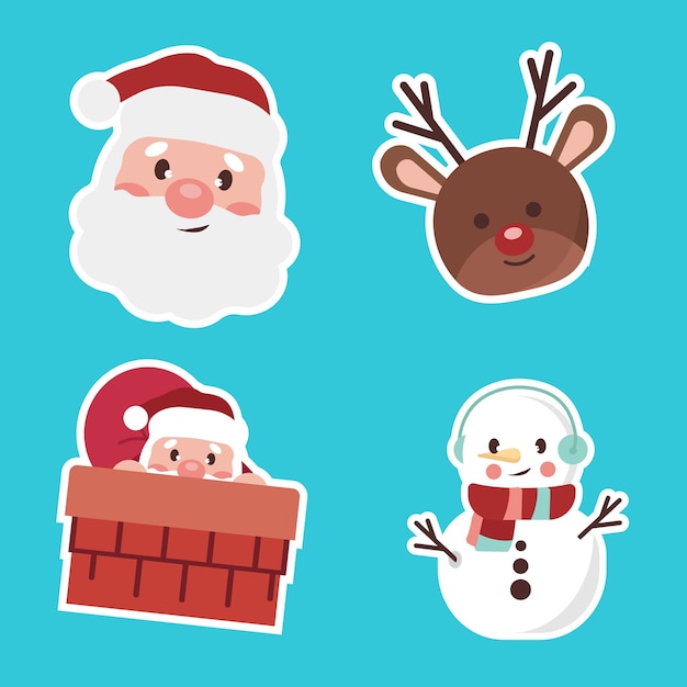 STICKERPAKKET VOOR KERSTMIS