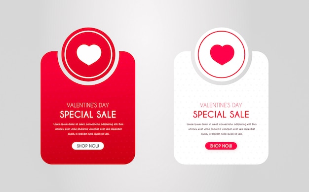 Vector stickers & badge set for valentine's day promotions