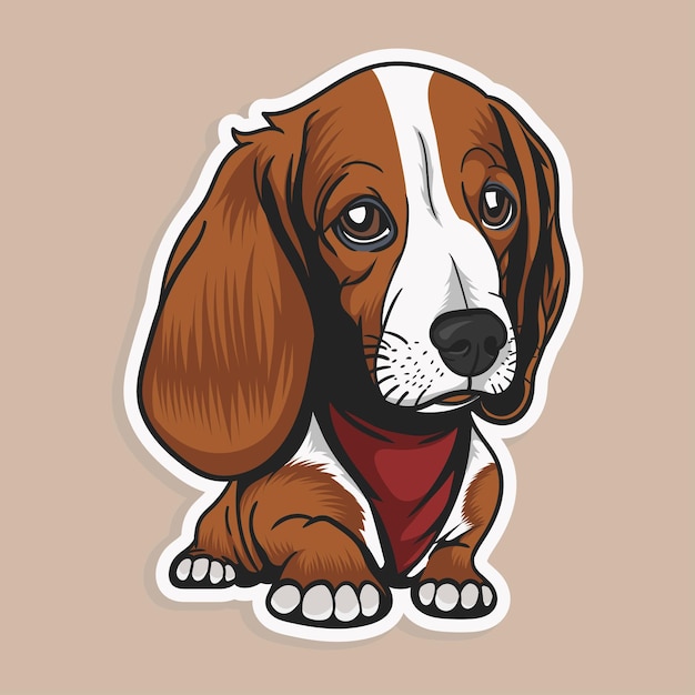 Stickers met grappige en schattige honden