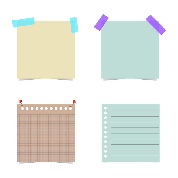Stickers voor het verzamelen van notities