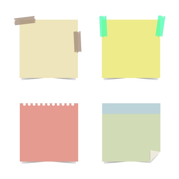 Stickers voor het verzamelen van notities
