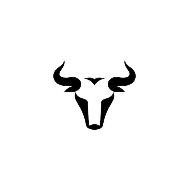 Stier hoofd logo vector pictogram illustratie