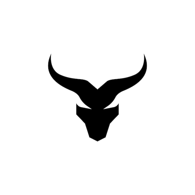 Stier hoorn logo symbolen vector sjabloon