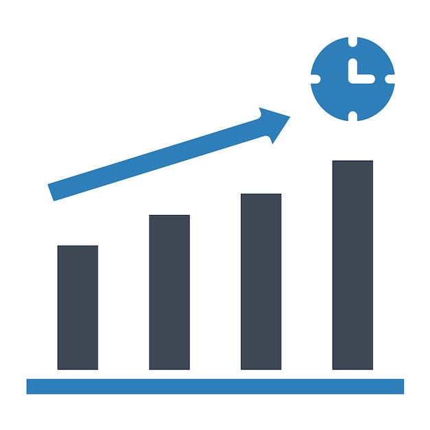 Stijl van de illustratie van de investeringstijdvector