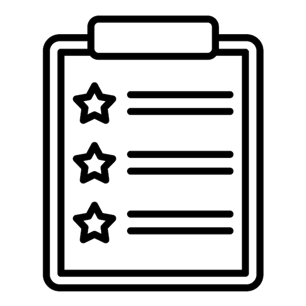 Stijl van de vectorillustratie van het feedbackformulier