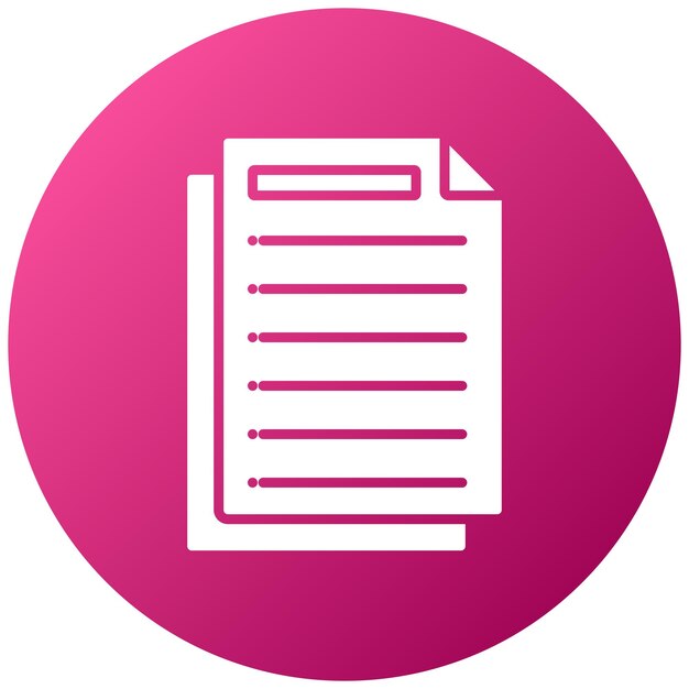 Stijl van het icoon van het document