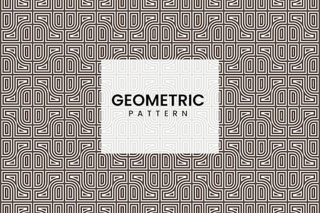 Stijlvol geometrisch lijnpatroon