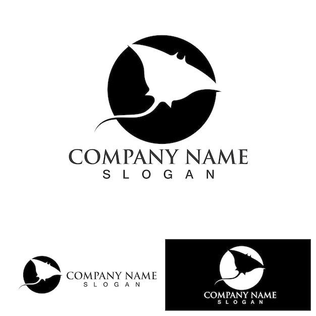 Stingray logo en symbool vector