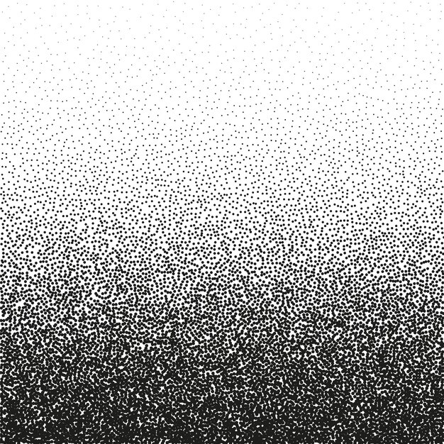 Vector stipple patroon gestreepte geometrische achtergrond stippling dotwork tekening schaduw met behulp van punten pixel