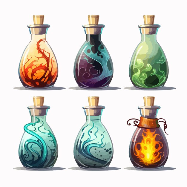 Stirring up the magic of halloween with potion art AI Generation