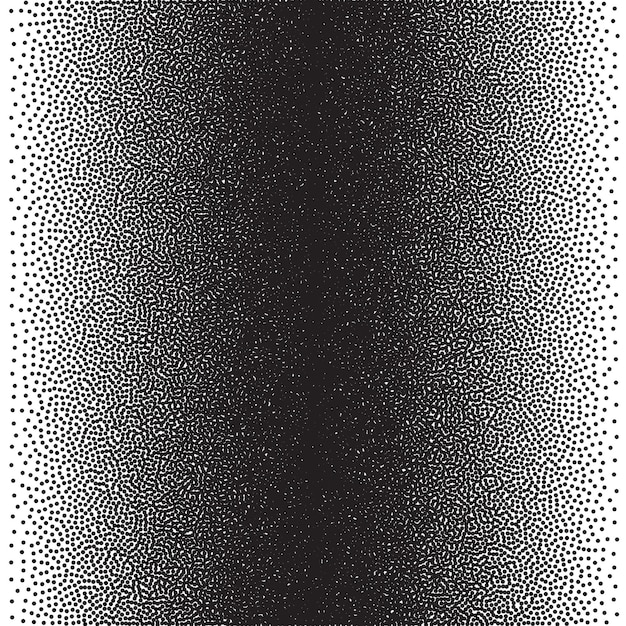 Vector stochastic raster halftone gradient print