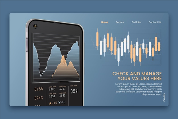 Stock exchange platform concept