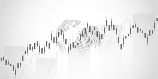 Illustrazione di vettore di dati del mercato azionario